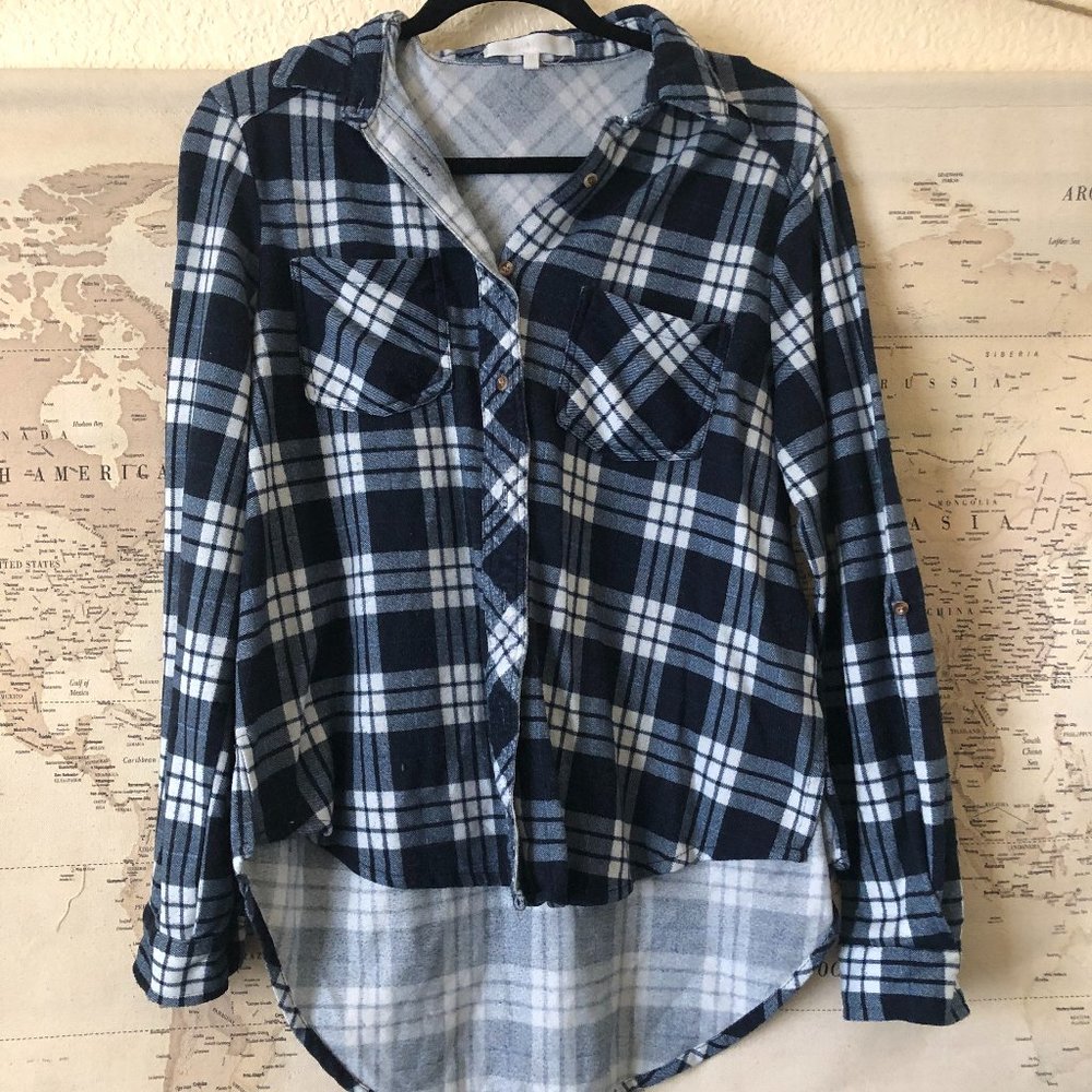 Light and Dark Blue Flannel